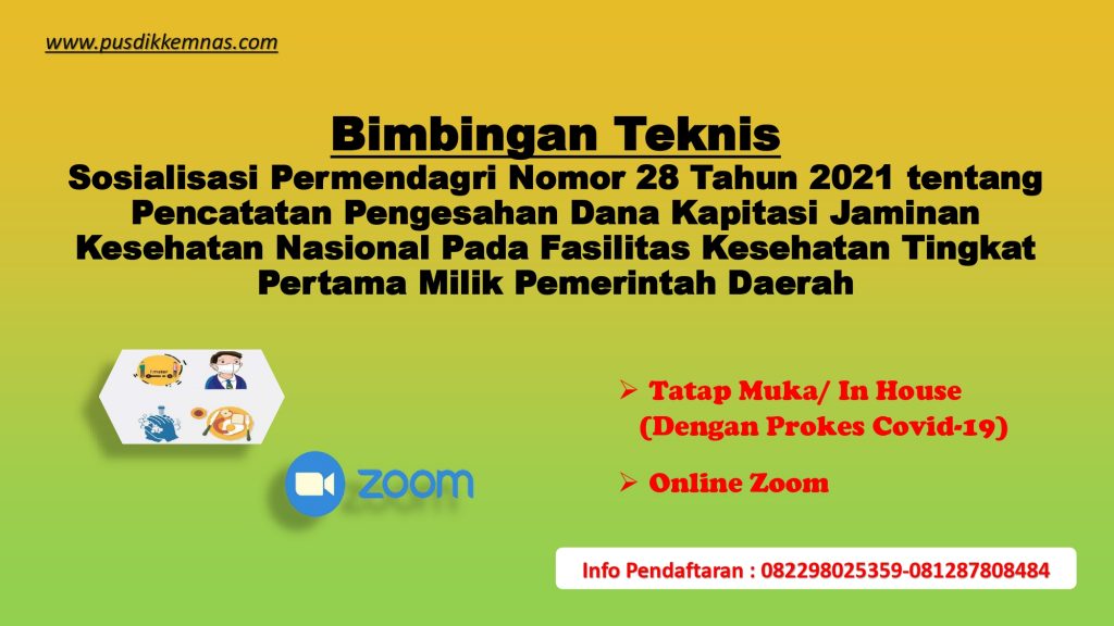 Bimtek Sosialisasi Permendagri Nomor 28 Tahun 2021