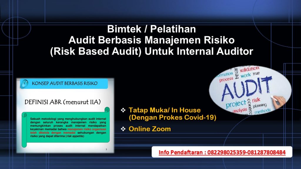Bimtek Audit Berbasis Manajemen Risiko