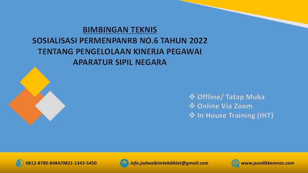 Bimtek Permenpanrb Nomor 6 Tahun 2022