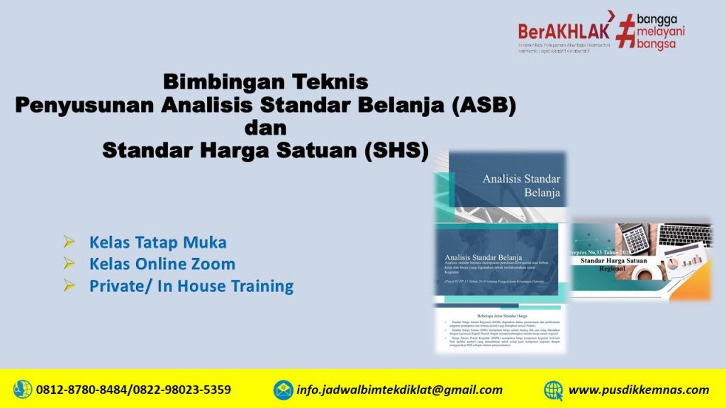 Bimtek Penyusunan Analisis Standar Belanja (ASB)