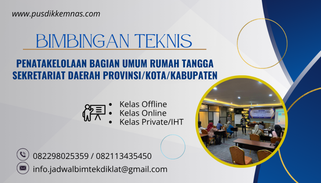 Bimtek Penatakelolaan Bagian Umum Rumah Tangga Setda