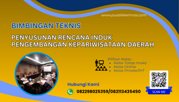 Bimtek Penyusunan Rencana Induk Pengembangan Kepariwisataan Daerah