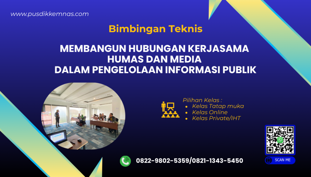 Bimtek Membangun Hubungan Kerjasama Humas dan Media dalam Pengelolaan Informasi Publik