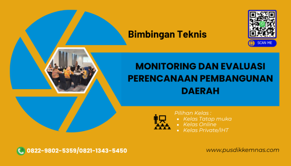 Bimtek Monitoring dan Evaluasi Perencanaan Pembangunan Daerah