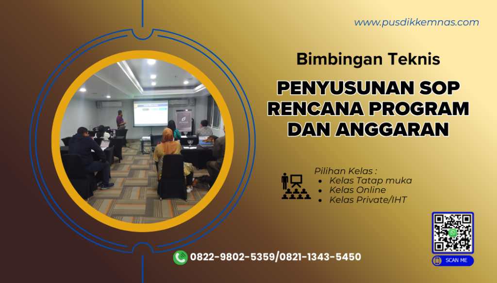 Bimtek Penyusunan SOP Rencana Program dan Anggaran
