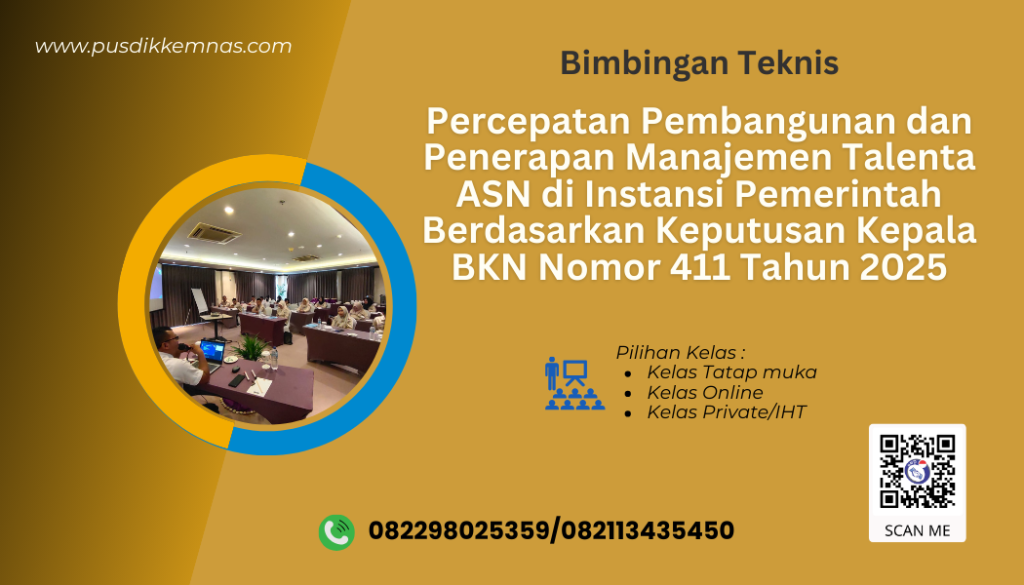 Bimtek Percepatan Pembangunan dan Penerapan Manajemen Talenta ASN