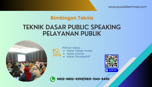 Bimtek Teknik Dasar Public Speaking Pelayanan Publik