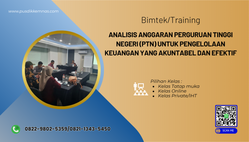Bimtek Analisis Anggaran Perguruan Tinggi Negeri