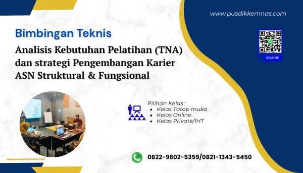 Bimtek Analisis Kebutuhan Pelatihan dan strategi Pengembangan Karier ASN