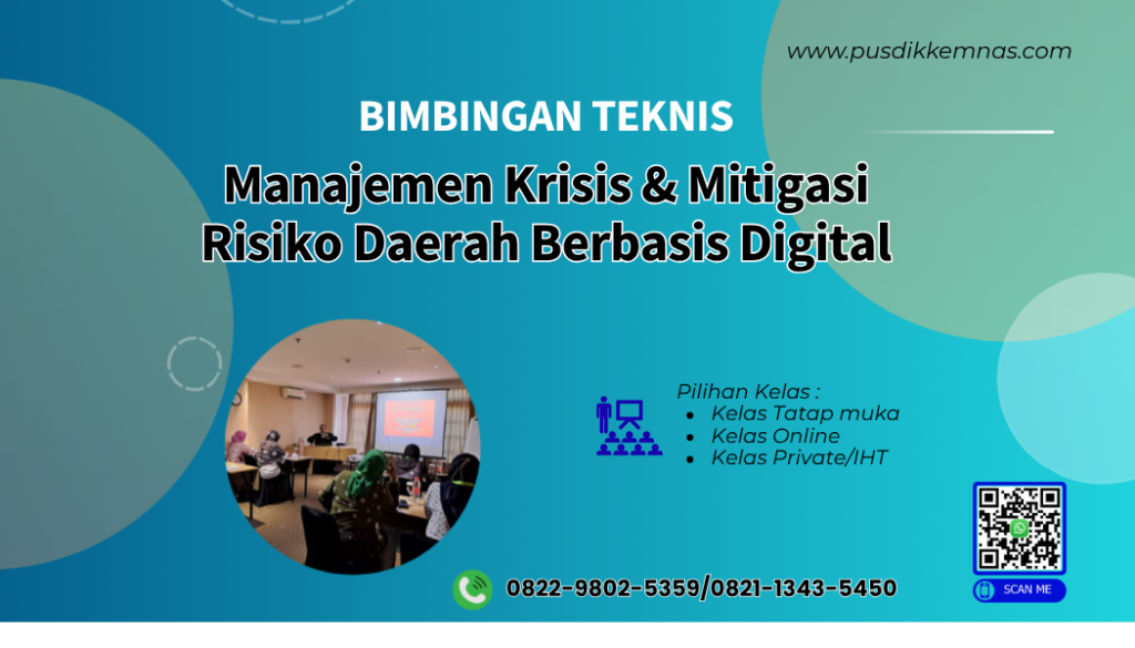 Bimtek Manajemen Krisis dan Mitigasi Risiko Daerah Berbasis Digital