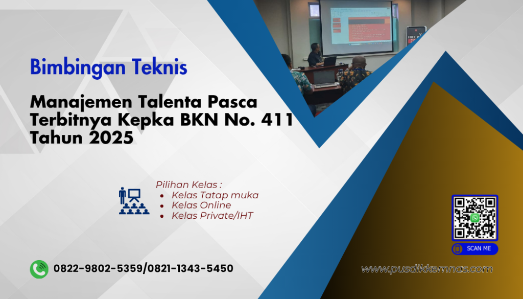 Bimtek Manajemen Talenta Pasca Terbitnya Kepka BKN Nomor 411 Tahun 2025