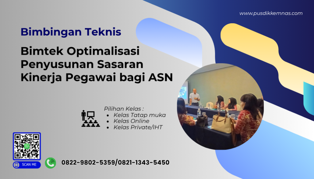 Bimtek Optimalisasi Penyusunan Sasaran Kinerja Pegawai bagi ASN