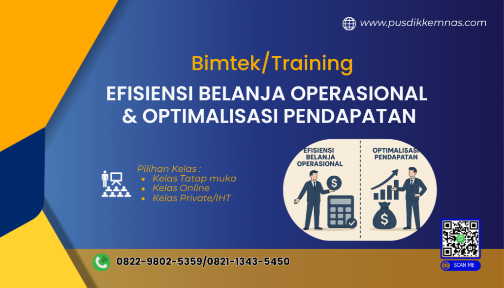 Bimtek Efisiensi Belanja Operasional dan Optimalisasi Pendapatan