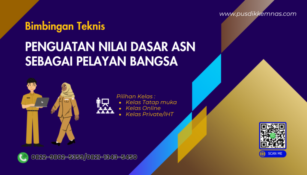 Bimtek Penguatan Nilai Dasar ASN Sebagai Pelayan Bangsa