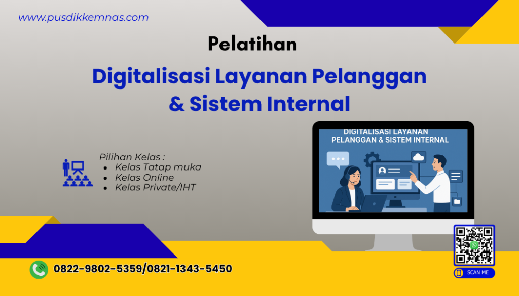 Pelatihan Digitalisasi Layanan Pelanggan dan Sistem Internal