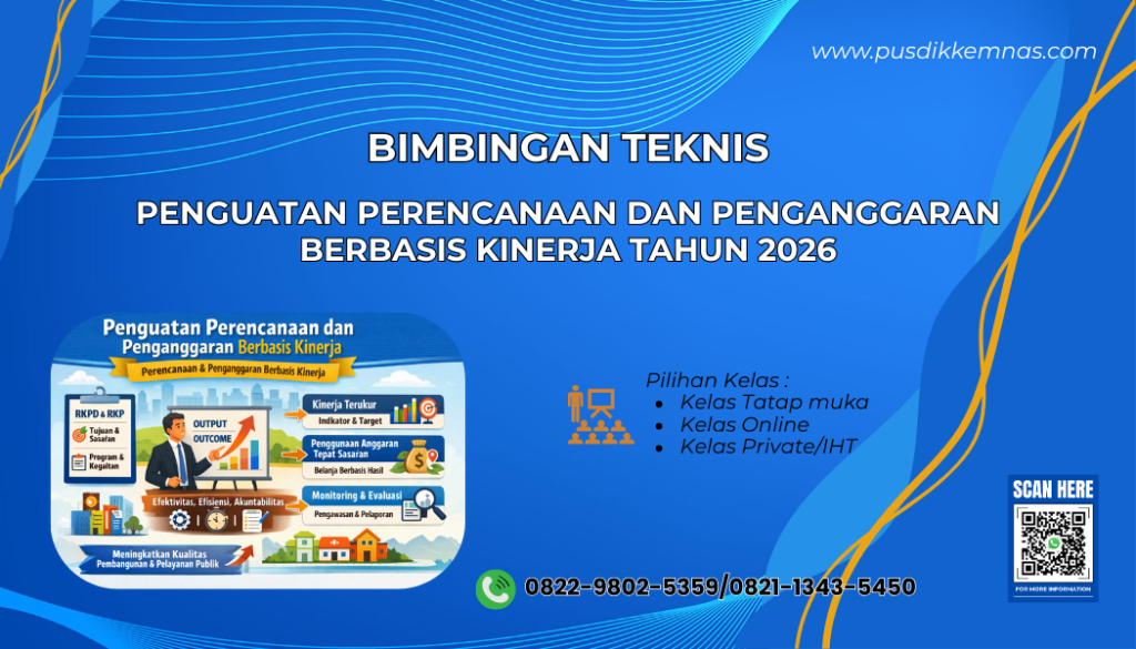 Bimtek Penguatan Perencanaan dan Penganggaran Berbasis Kinerja Tahun 2026