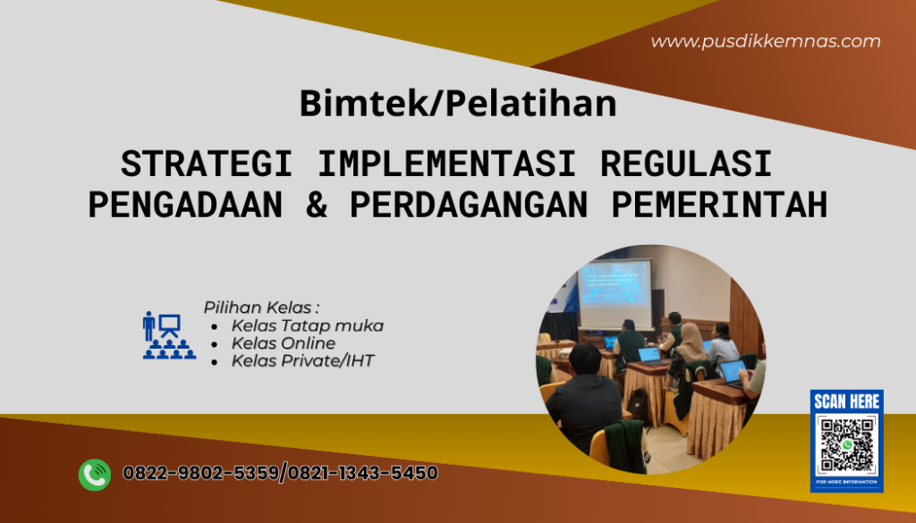 Bimtek Strategi Implementasi Regulasi Pengadaan dan Perdagangan Pemerintah