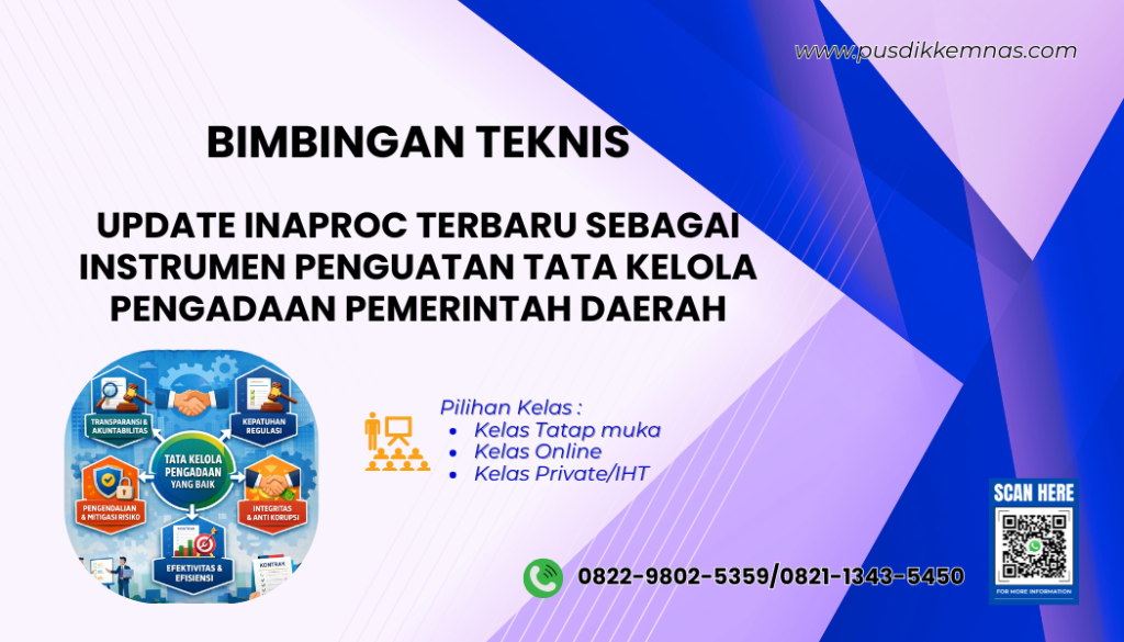 Bimtek Update INAPROC Terbaru Sebagai Instrumen Penguatan Tata Kelola Pengadaan Pemerintah Daerah