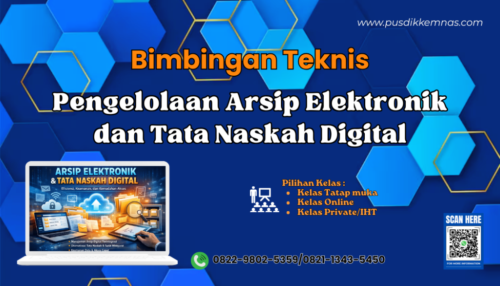 Bimtek Pengelolaan Arsip Elektronik dan Tata Naskah Digital