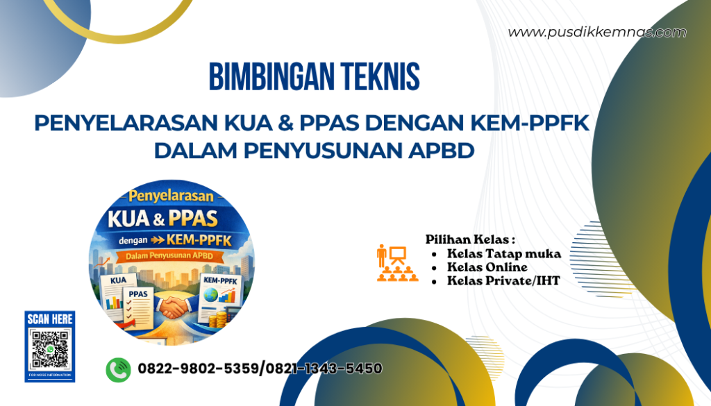 Bimtek Penyelarasan KUA dan PPAS dengan KEM-PPFK dalam Penyusunan APBD