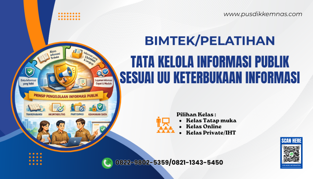 Bimtek Tata Kelola Informasi Publik sesuai UU Keterbukaan Informasi