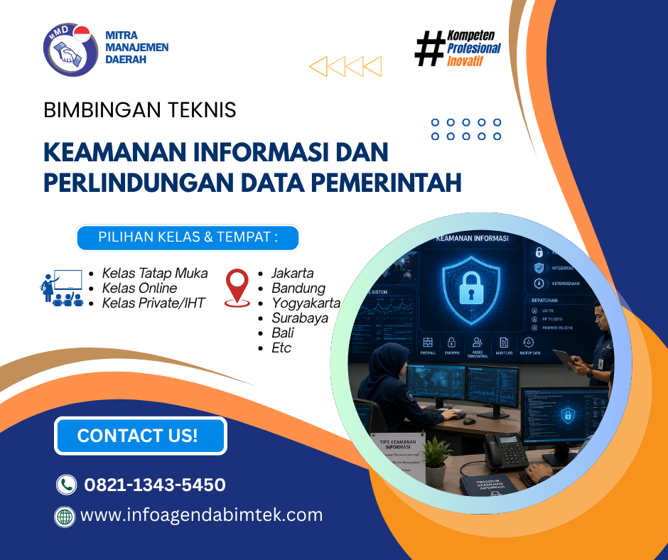 Bimtek Keamanan Informasi dan Perlindungan Data Pemerintah