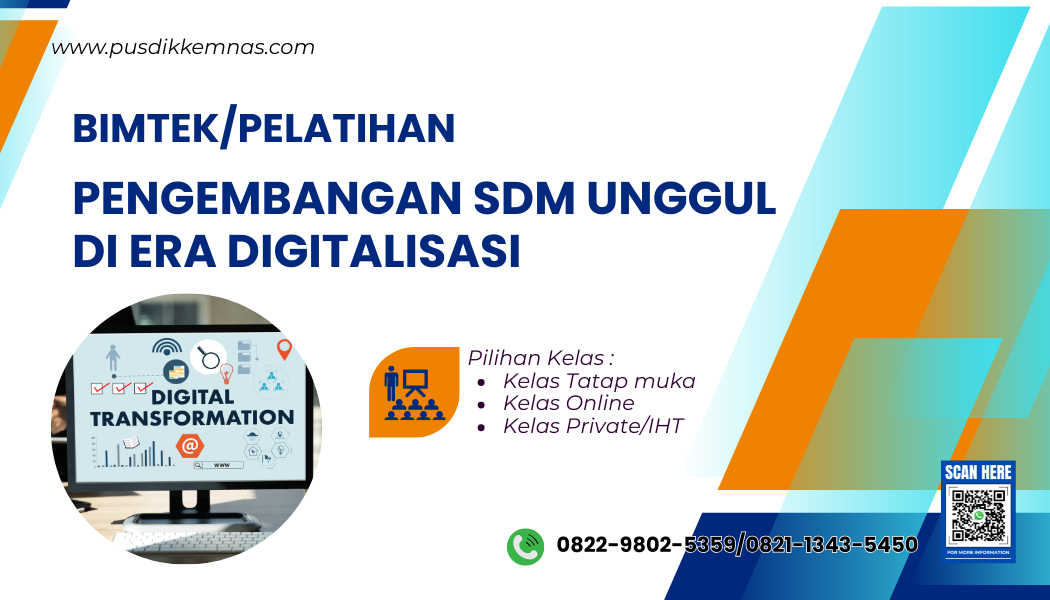 Pelatihan Pengembangan SDM Unggul di Era Digitalisasi - PUSAT ...