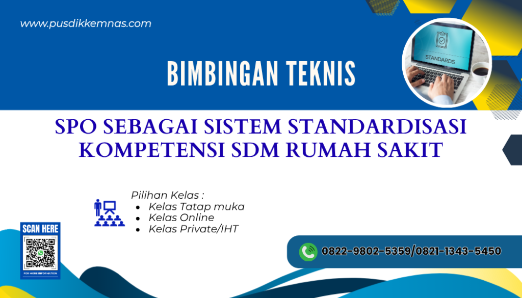 Pelatihan SPO Sebagai Sistem Standardisasi Kompetensi SDM Rumah Sakit